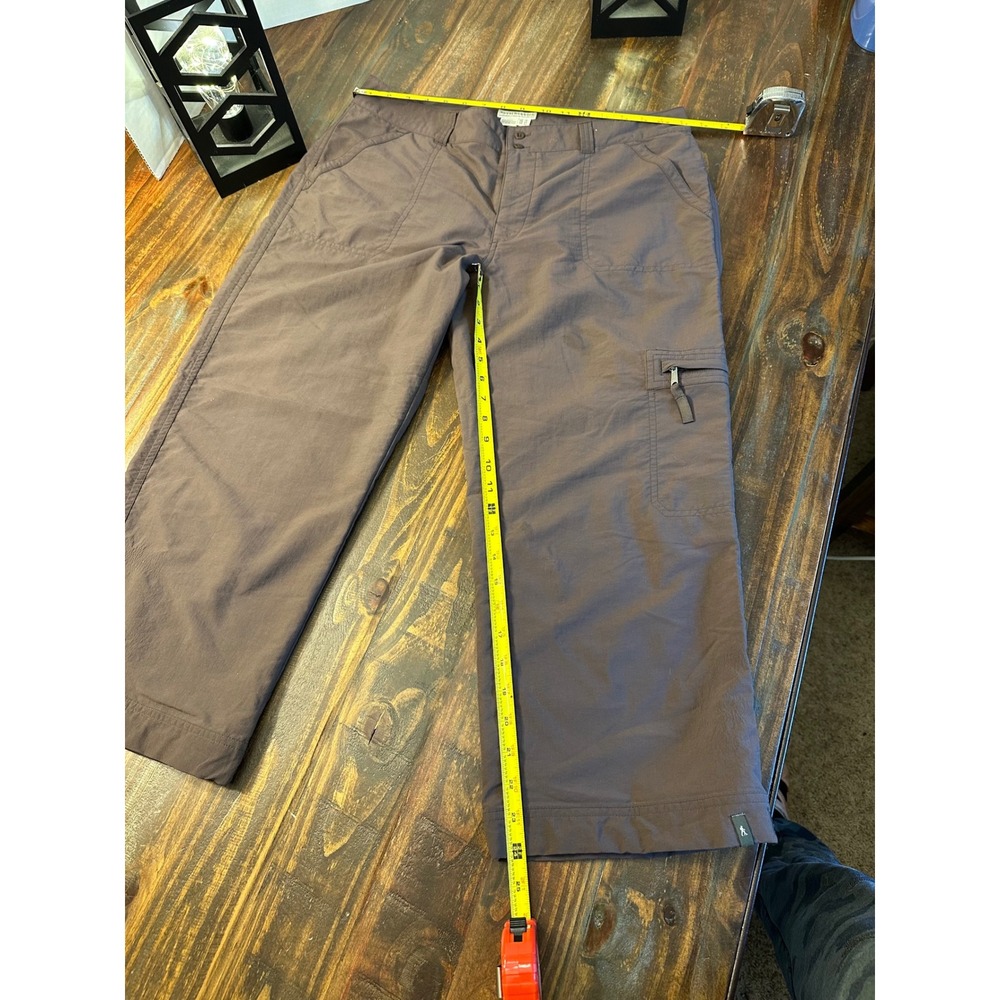 Royal Robbins Womens Outdoor‎ Hiking Travel Cropped Cargo Pants Size 12 - Picture 7 of 10